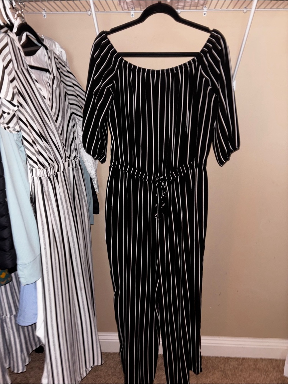 Black and White Romper